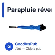 Parapluie réversible Constance - Miniature 9