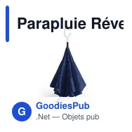 Parapluie Réversible Hamfrey - Miniature 1