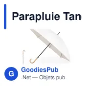 Parapluie personnalisable avec logo pour objets publicitaires - Miniature 1