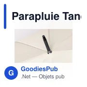 Parapluie personnalisable avec logo pour objets publicitaires - Miniature 3