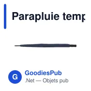 Parapluie tempête grand golf Debbie - Miniature 11