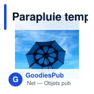 Parapluie tempête grand golf Debbie - Miniature 5