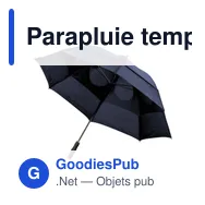 Parapluie tempête grand golf Debbie - Miniature 7
