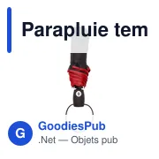 Parapluie tempête pliable personnalisable avec logo - Ben - Miniature 4