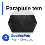Parapluie tempête pliable personnalisable avec logo - Ben - Miniature 6