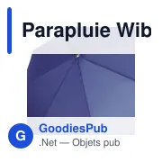 Parapluie Wiber - Miniature 5