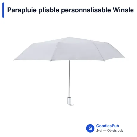 Parapluie pliable personnalisable Winsler avec logo
