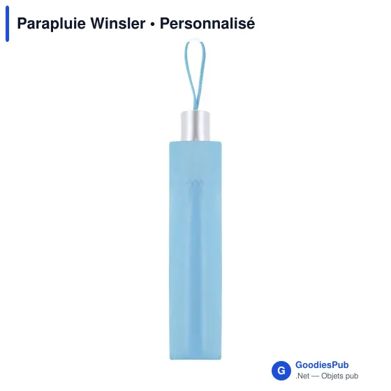 Parapluie pliable personnalisable Winsler avec logo - Image 11