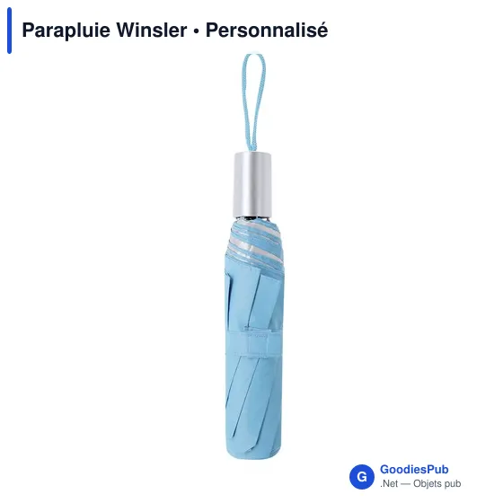 Parapluie pliable personnalisable Winsler avec logo - Image 12