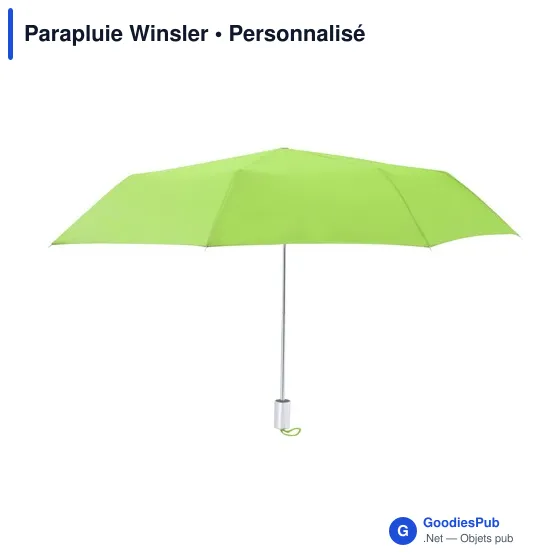 Parapluie pliable personnalisable Winsler avec logo - Image 7
