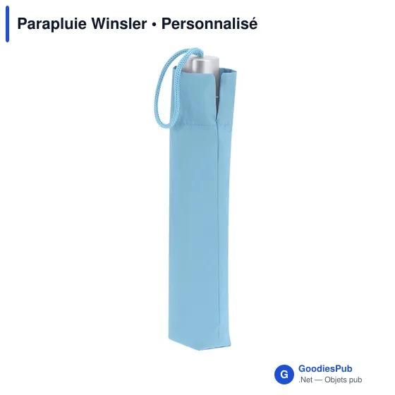 Parapluie pliable personnalisable Winsler avec logo - Image 10