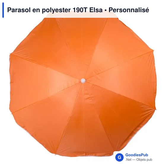 Parasol en polyester 190T Elsa - Image 1
