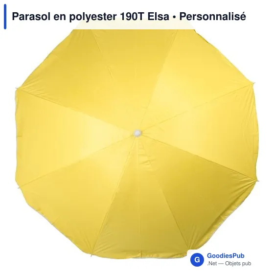 Parasol en polyester 190T Elsa - Image 11