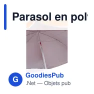 Parasol en polyester 190T Elsa - Miniature 3