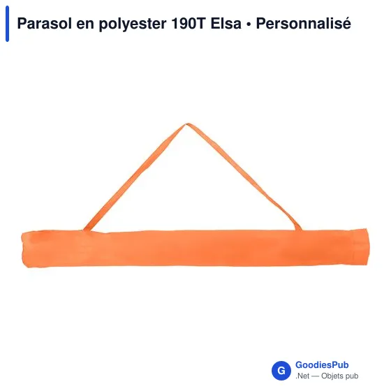 Parasol en polyester 190T Elsa - Image 5