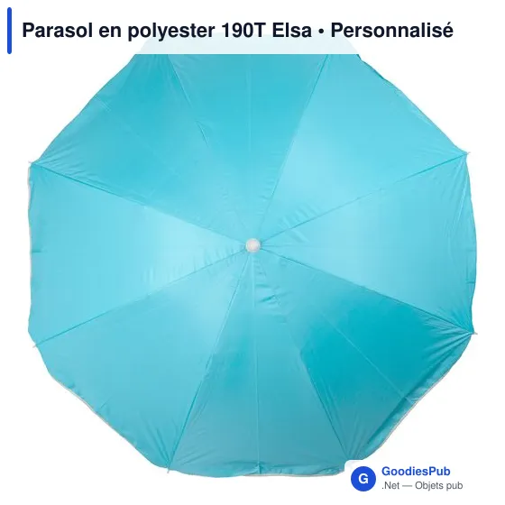 Parasol en polyester 190T Elsa - Image 6