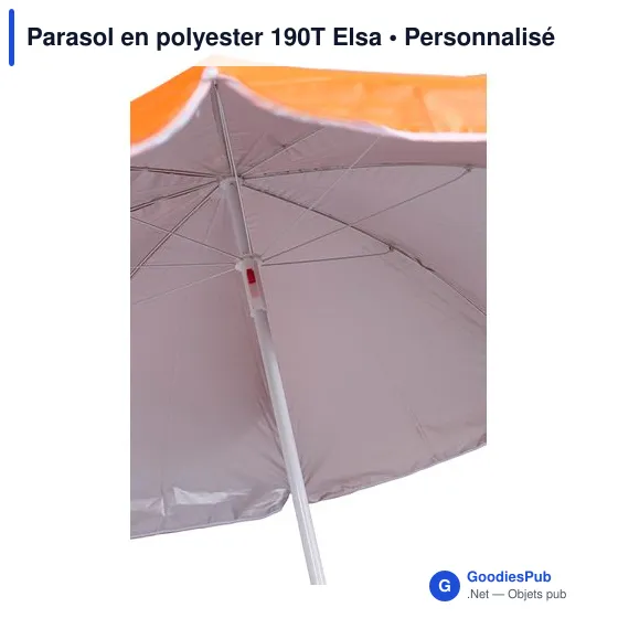 Parasol en polyester 190T Elsa - Image 8