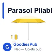 Parasol Pliable Misarya - Miniature 2