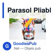 Parasol Pliable Misarya - Miniature 4