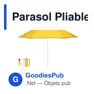 Parasol Pliable Misarya - Miniature 10
