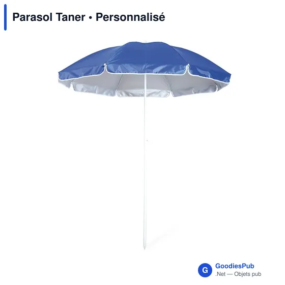 Parasol de plage personnalisable avec logo - Parasol Taner - Image 7