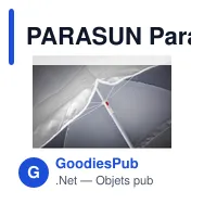 PARASUN Parasol portable - Miniature 4