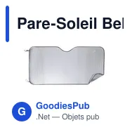 Pare-Soleil Belgiox - Miniature 1