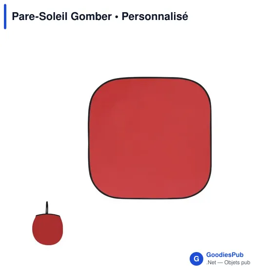 Pare-Soleil personnalisable Gomber avec logo pour auto et moto - Image 2