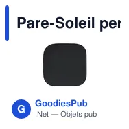 Pare-Soleil personnalisable Gomber avec logo pour auto et moto - Miniature 11
