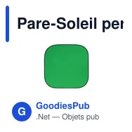Pare-Soleil personnalisable Gomber avec logo pour auto et moto - Miniature 6