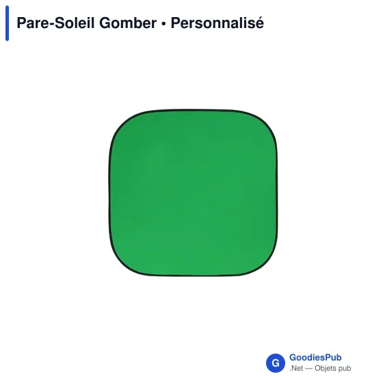 Pare-Soleil personnalisable Gomber avec logo pour auto et moto - Image 6