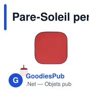 Pare-Soleil personnalisable Gomber avec logo pour auto et moto - Miniature 7