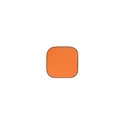 Variante orange - Pare-Soleil personnalisable Gomber avec logo pour auto et moto