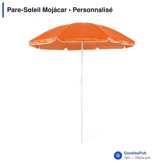 Parasol de plage personnalisable Mojácar avec logo - Image 11