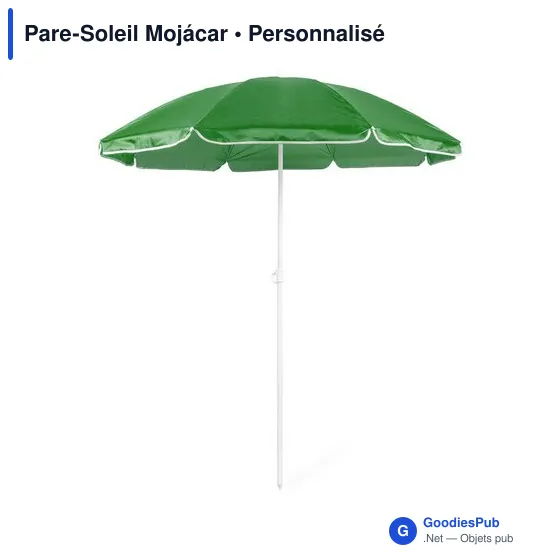 Parasol de plage personnalisable Mojácar avec logo - Image 9