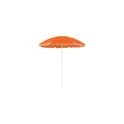 Variante orange - Parasol de plage personnalisable Mojácar avec logo