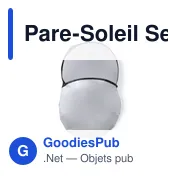 Pare-Soleil Sertark - Miniature 2
