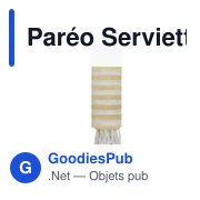 Paréo Serviette Bak - Miniature 1