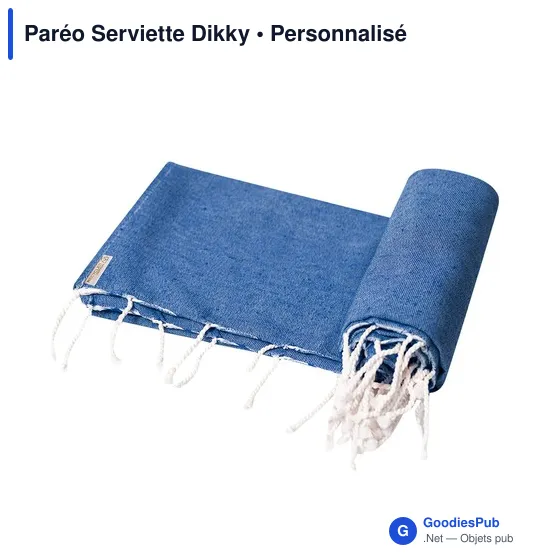 Paréo Serviette personnalisable en coton recyclé avec logo - Image 8
