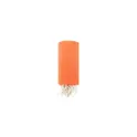 Variante orange - Paréo Serviette personnalisable en coton recyclé avec logo