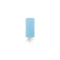 Variante bleu clair - Paréo Serviette personnalisable en coton recyclé avec logo