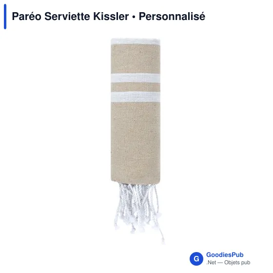 Paréo Serviette personnalisable Kissler avec logo - Image 11