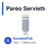 Paréo Serviette personnalisable Kissler avec logo - Miniature 12