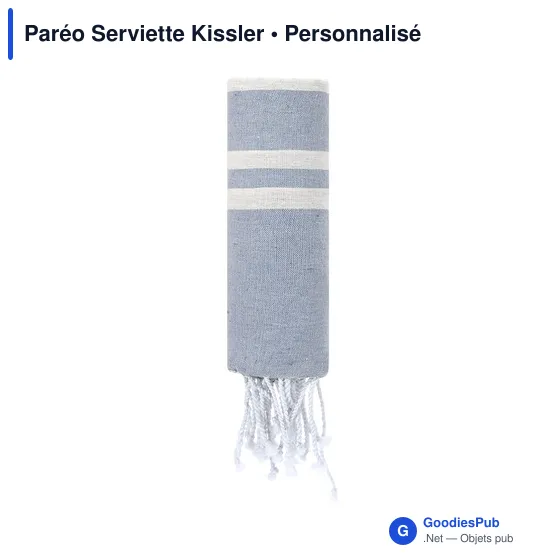 Paréo Serviette personnalisable Kissler avec logo - Image 6