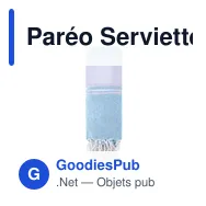 Paréo Serviette Lainen - Miniature 1