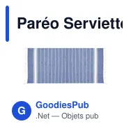 Paréo Serviette Lainen - Miniature 10