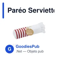 Paréo Serviette personnalisable Mundry avec logo - Écologique - Miniature 2