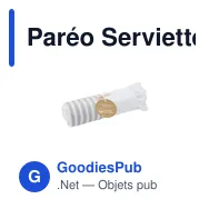 Paréo Serviette personnalisable Mundry avec logo - Écologique - Miniature 6