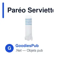 Paréo Serviette personnalisable Mundry avec logo - Écologique - Miniature 8