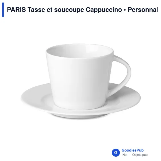 PARIS Tasse et soucoupe Cappuccino - Image 1